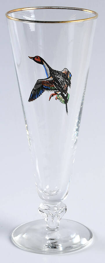 Game Bird Pilsner Glass by Libbey Glass Company-1