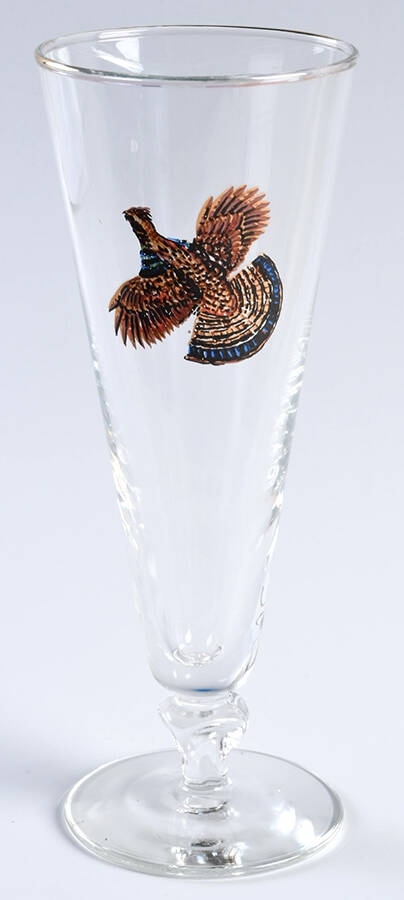 Game Bird Pilsner Glass by Libbey Glass Company-1