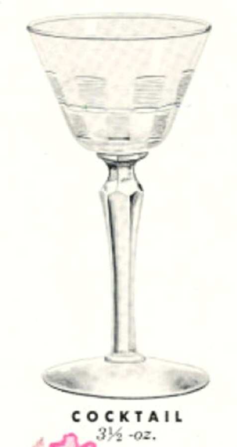 Basket Weave Liquor Cocktail by Libbey Glass Company-1