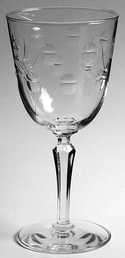 Shooting Star Water Goblet by Libbey Glass Company-1