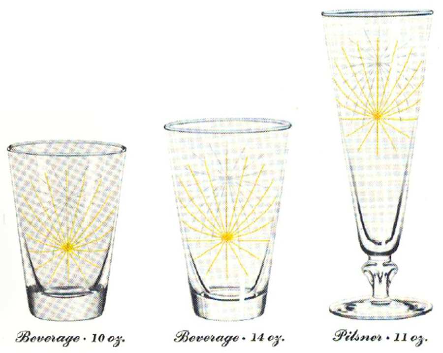 Granada Pilsner Glass by Libbey Glass Company-1