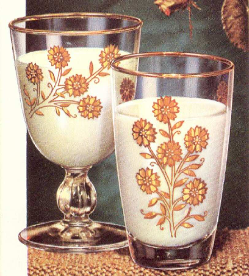 Kashmir Water Goblet by Libbey Glass Company-1