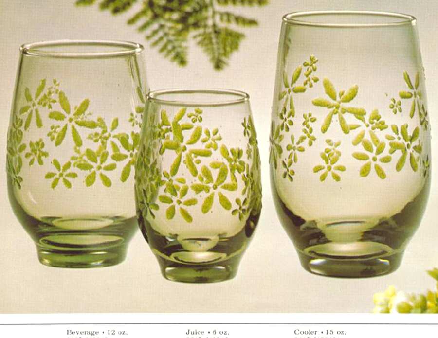 Mint Bouquet Cooler by Libbey Glass Company-1