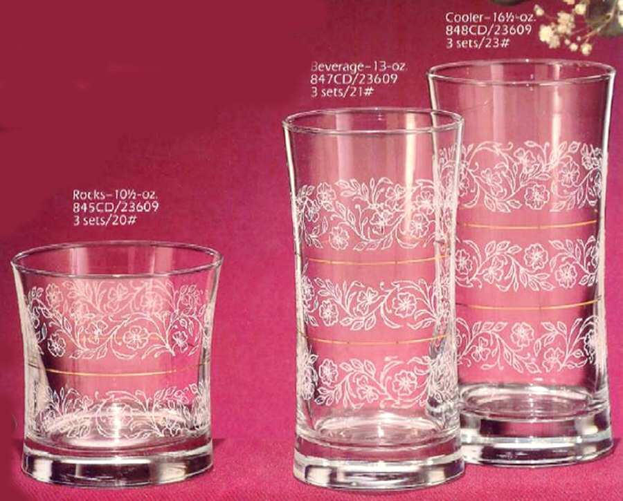 Romance Cooler by Libbey Glass Company-1