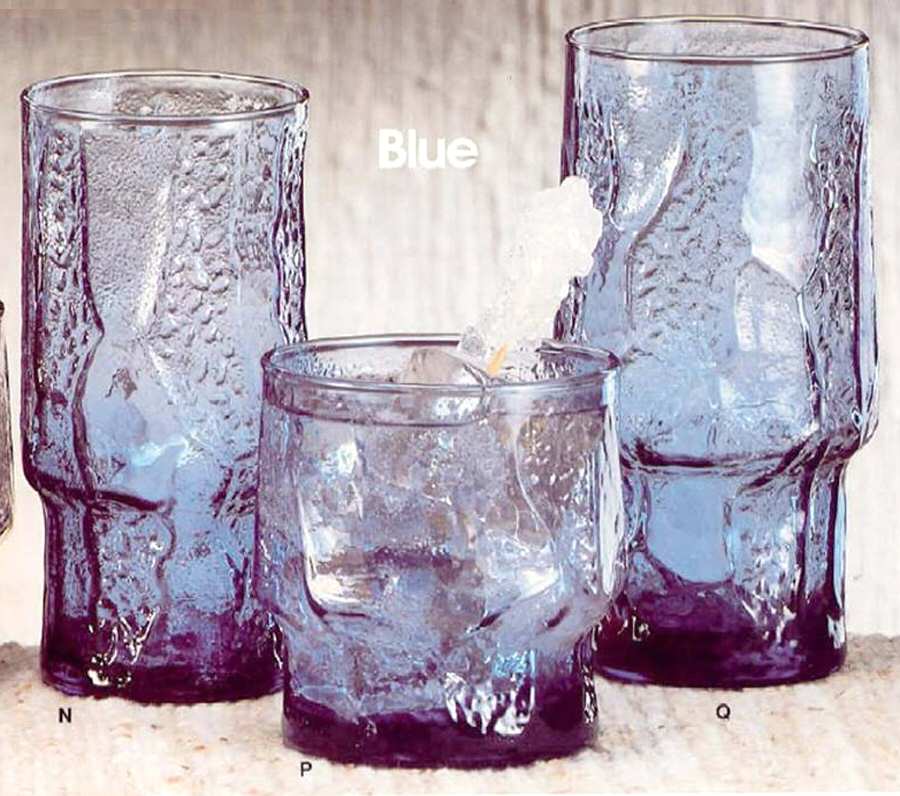 Normandy Blue Cooler by Libbey Glass Company-1