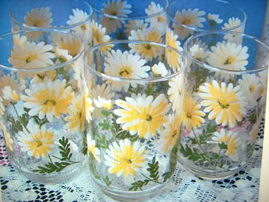 Daisy 12 Oz Flat Tumbler by Libbey Glass Company-1