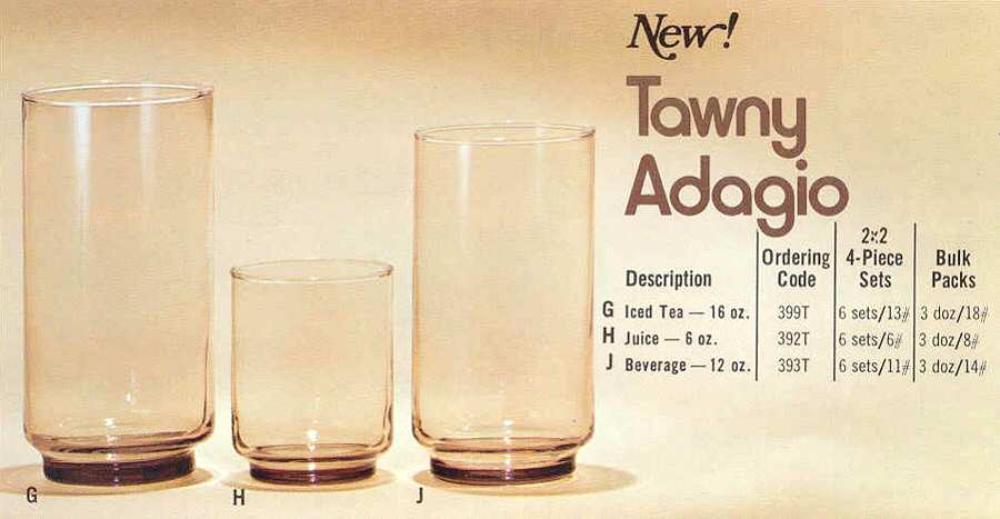 Adagio Tawny Flat Iced Tea by Libbey Glass Company-1