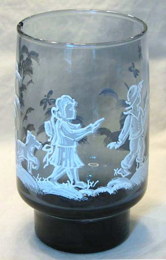 Mary Gregory Cooler by Libbey Glass Company-1