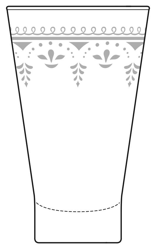 Wisteria Tall Flat Tumbler by Le Comptoir Glass-1