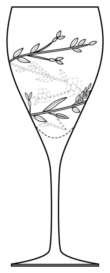 Floral Bouquet Water Goblet by Lenox-1