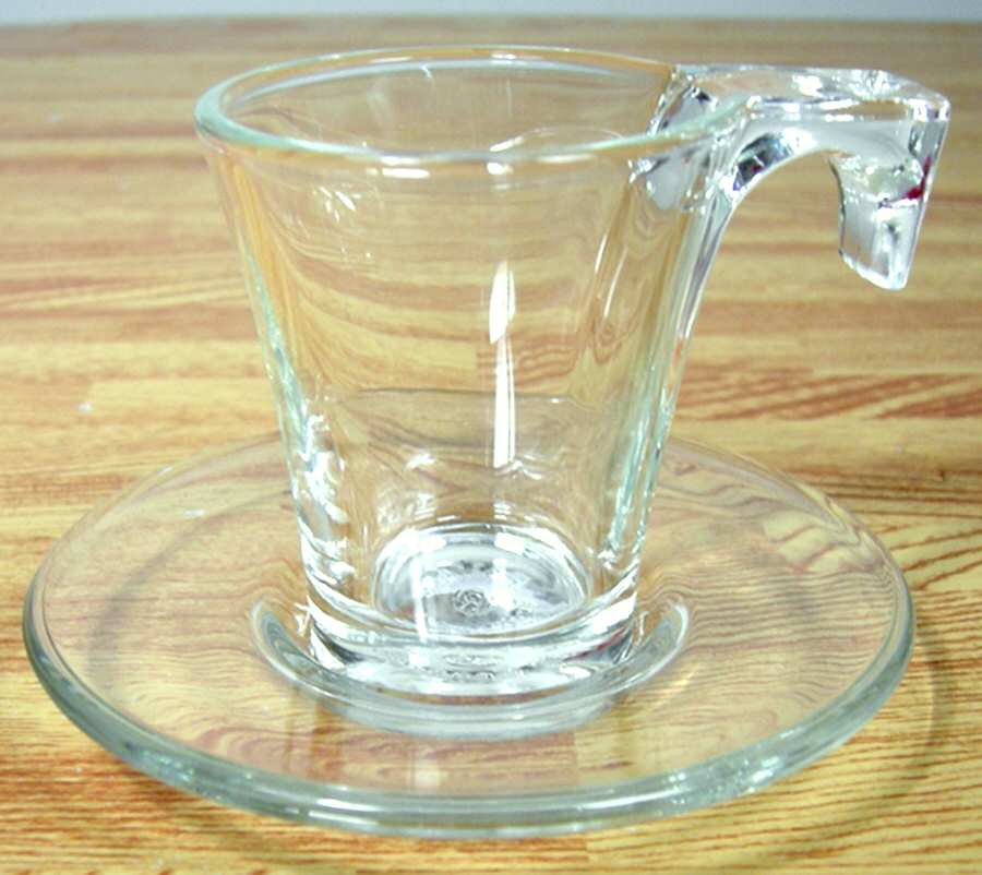Arum Flat Demitasse Cup & Saucer Set by La Rochere-1