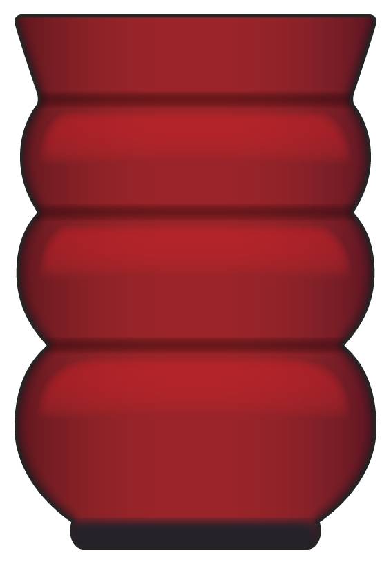 Harpo Ruby 8 Oz Flat Tumbler by Louie-1