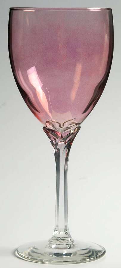 Domain Cranberry Flash Water Goblet by Libbey Glass Company-1