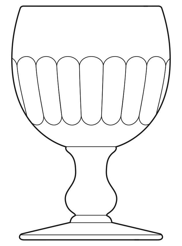 Coteau Water Goblet by La Rochere-1