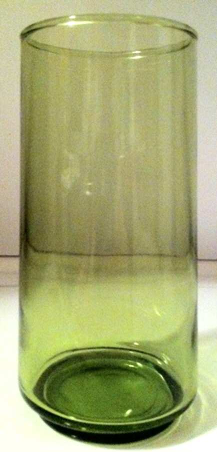 Adagio Green Flat Tumbler by Libbey Glass Company-1