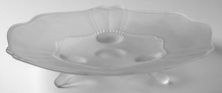 Kay Clear (Frosted) 10" 3-Toed Orange Bowl by Lancaster-1
