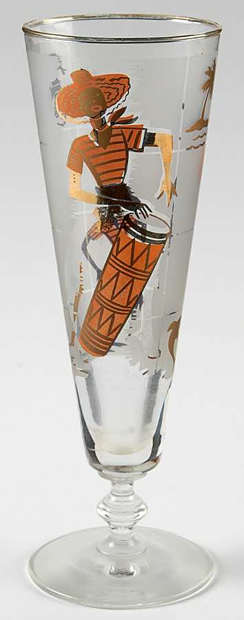 Caribbean Cruise Pilsner Glass by Libbey Glass Company-1