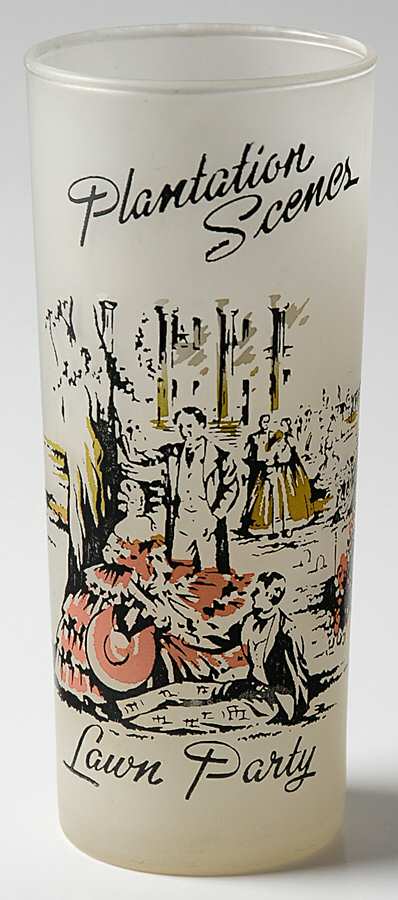 Plantation Scenes Flat Iced Tea by Libbey Glass Company-1