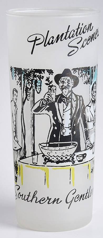 Plantation Scenes Flat Iced Tea by Libbey Glass Company-1