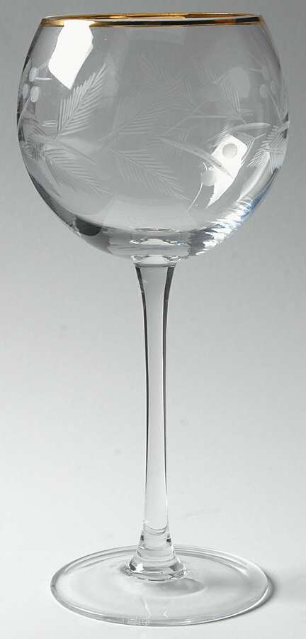 Holiday Etched (Gold Trim) Balloon Wine by Lenox-1