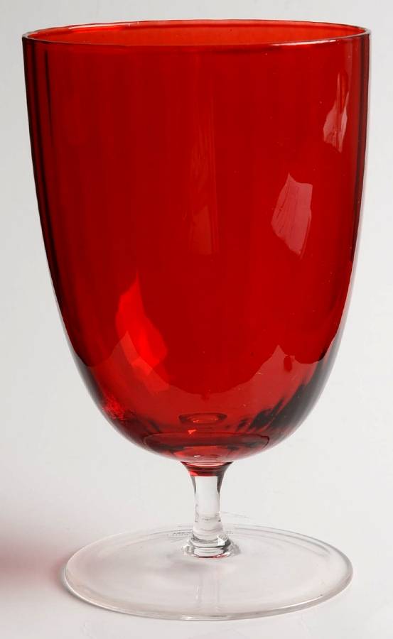 Holiday Optic Red Footed Tumbler by Lenox-1