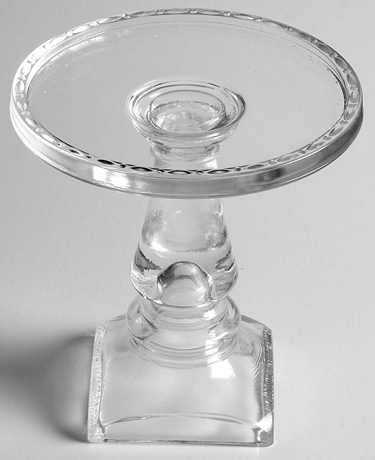 Giftware 5" Pillar Candleholder by Longaberger Glass-1
