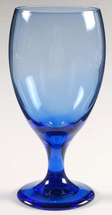 Teardrop Blue (Mediterranean) Iced Tea by Libbey Glass Company-1