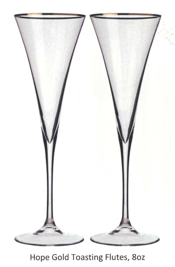 Hope Gold Fluted Champagne by Ralph Lauren Crystal-1