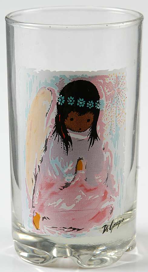 Southwest Children Christmas 10 Oz Flat Tumbler by Libbey Glass Company-1