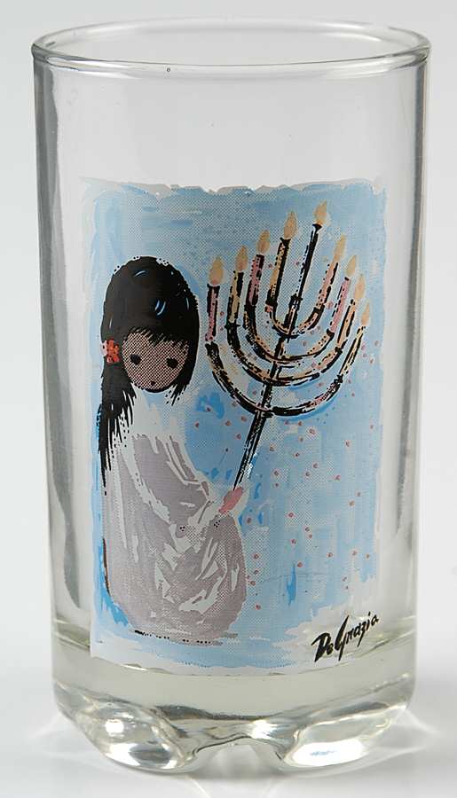 Southwest Children Christmas 10 Oz Flat Tumbler by Libbey Glass Company-1