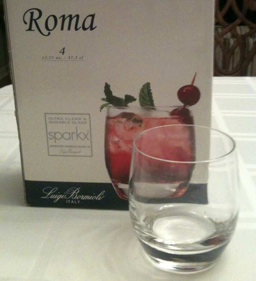 Roma 12 Oz Flat Tumbler by Luigi Bormioli-1