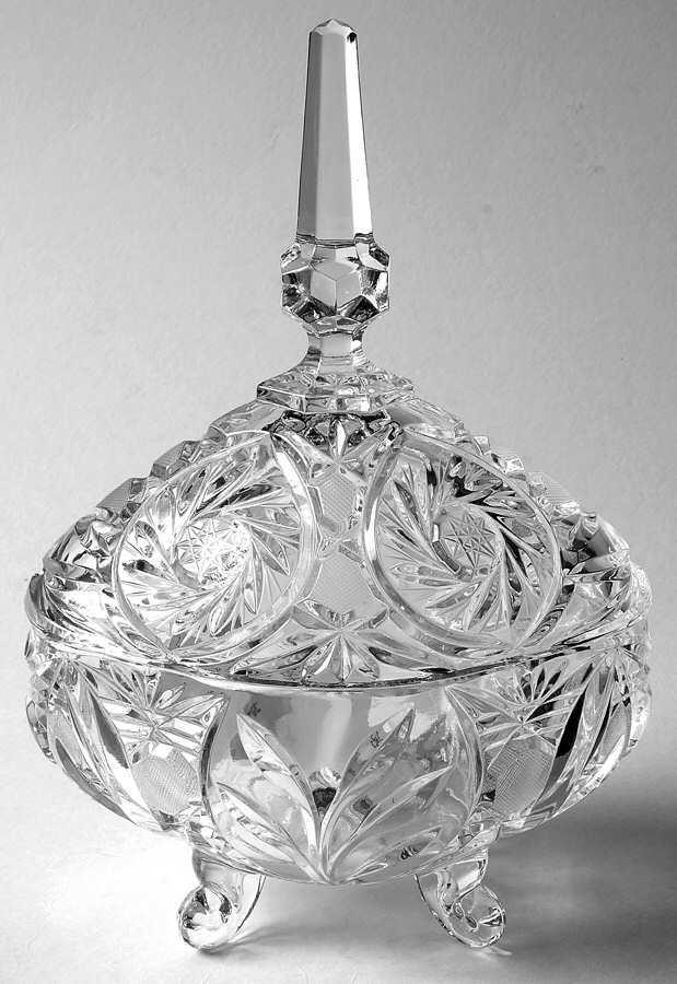 LA22 Oval Candy Dish with Lid by Lausitzer-1