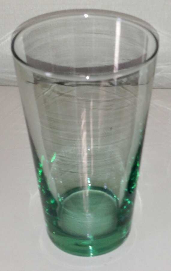 Flare Green (Spanish) 17 Oz Flat Tumbler by Libbey Glass Company-1