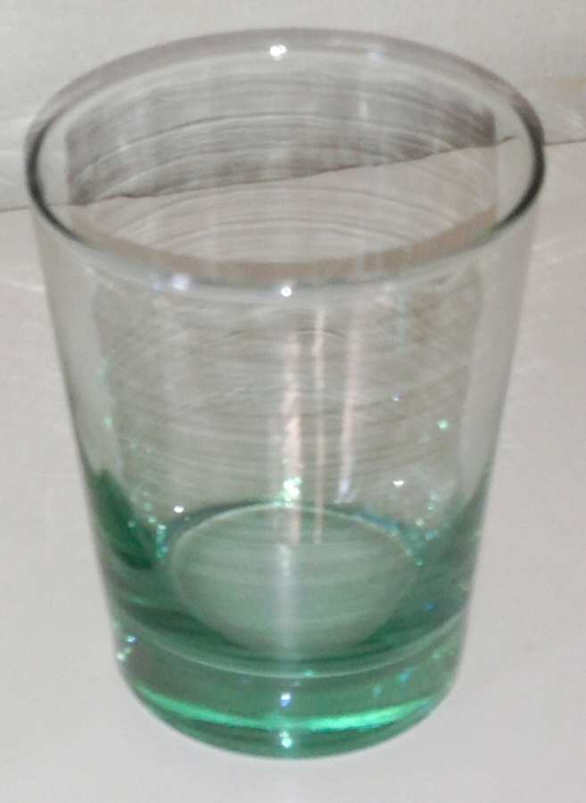 Flare Green (Spanish) 14 Oz Flat Tumbler by Libbey Glass Company-1