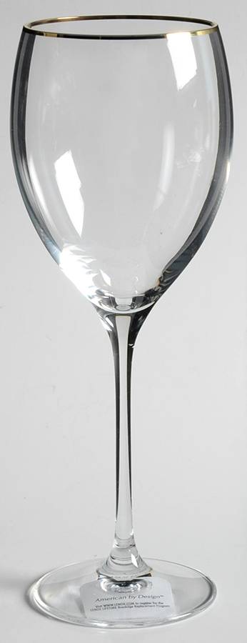 Timeless Gold Signature Wine Glass by Lenox-1