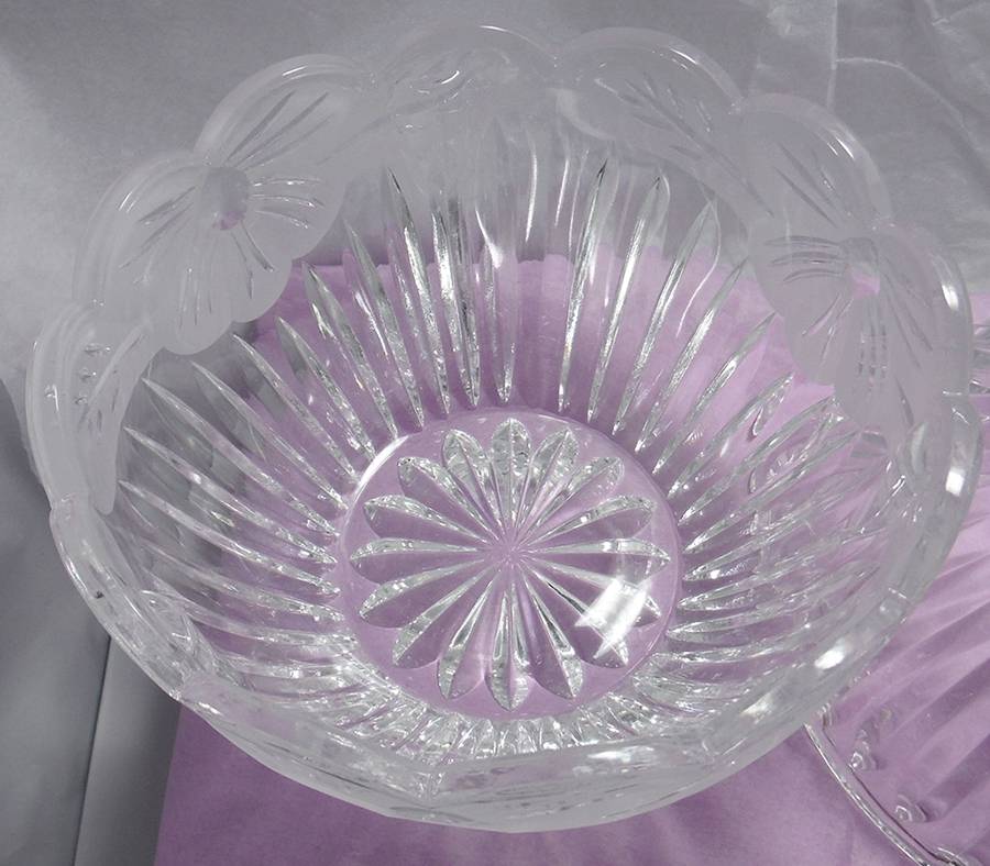 LA20 (Frosted) Candy Dish No Lid by Lausitzer-1