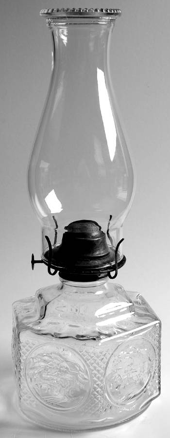 LLF1 Oil Lamp & Shade by Lamplight Farms-1