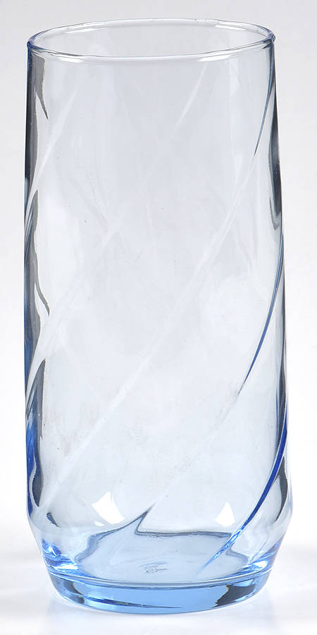 LRS250 Blue 12 Oz Flat Tumbler by Libbey Glass Company-1