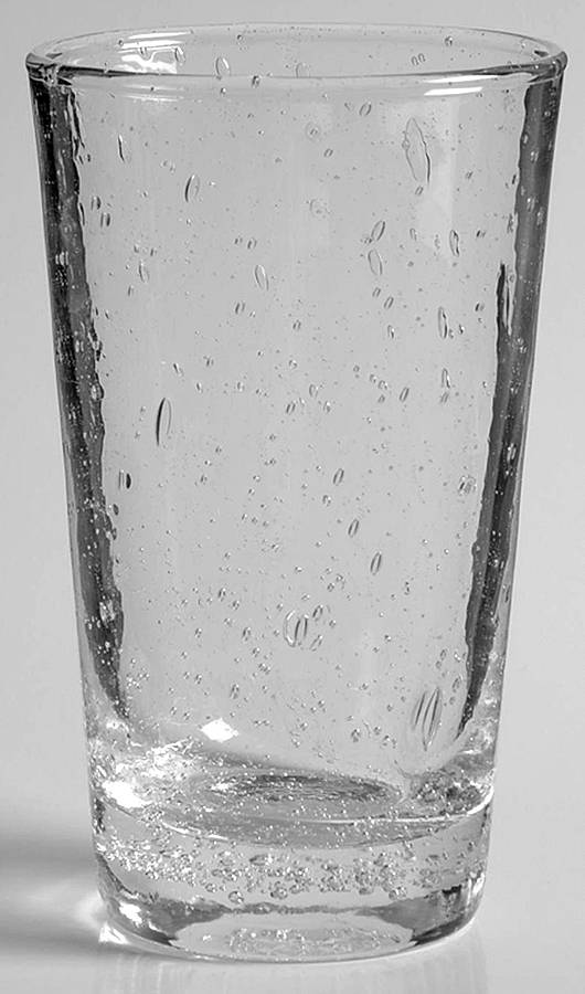 Traditional Clear Flat Juice Glass by La Verrerie de Biot-1