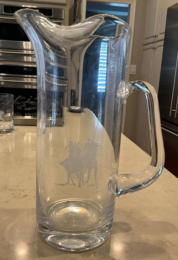 Garrett Ice Lip Pitcher by Ralph Lauren Crystal-1