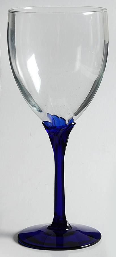 Domaine Cobalt Blue Water Goblet by Libbey Glass Company-1