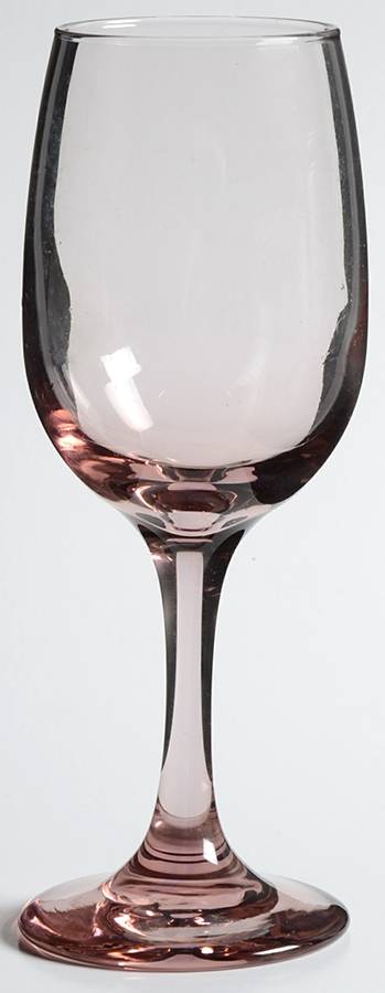 Premiere Pink Water Goblet by Libbey Glass Company-1