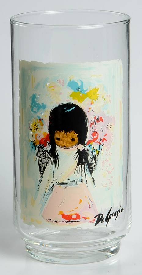 Children of the Southwest 14 Oz Flat Tumbler by Libbey Glass Company-1