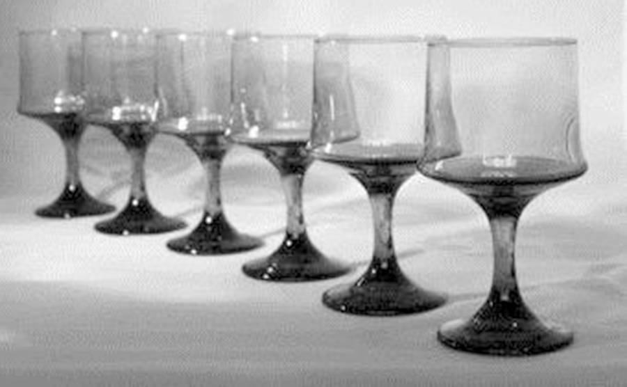Smoke Impromptu Wine Glass by Libbey Glass Company-1