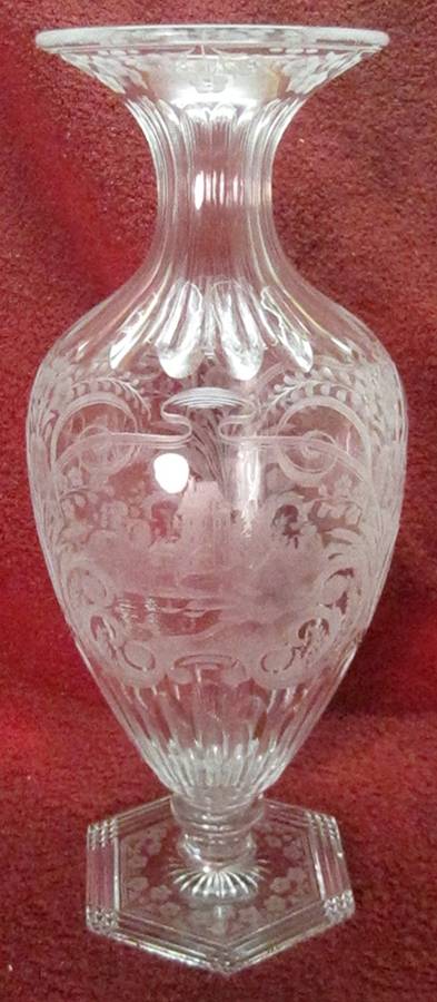 LRS269 14" Flower Vase by Libbey Glass Company-1