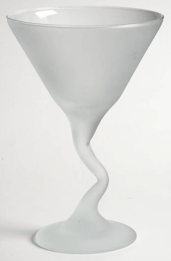 Z Stem (Frosted) Martini-White by Libbey Glass Company-1