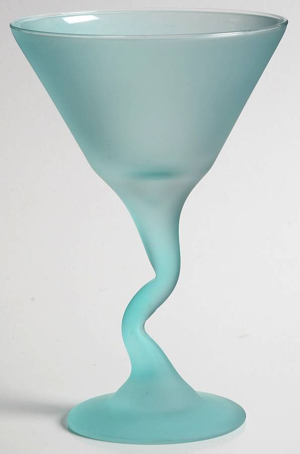 Z Stem (Frosted) Green Martini by Libbey Glass Company-1