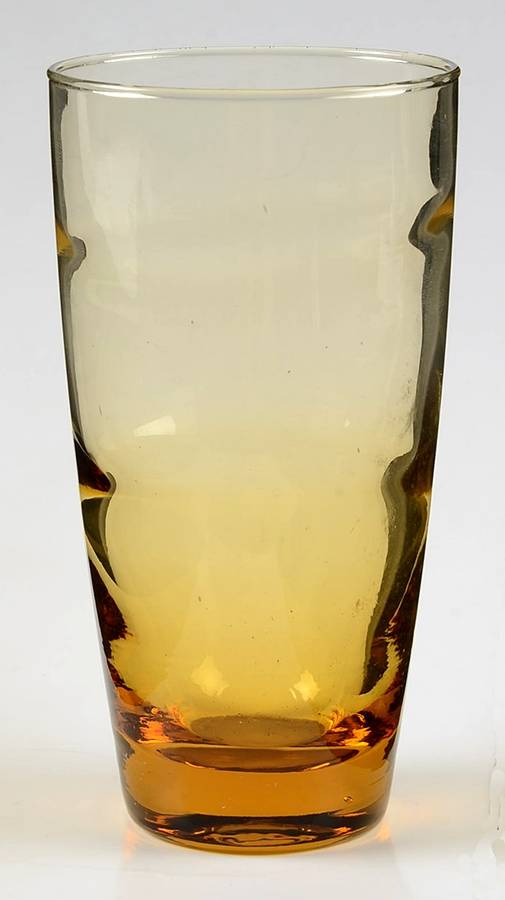 LRS279 Yellow (Honey) 14 Oz Flat Tumbler by Libbey Glass Company-1