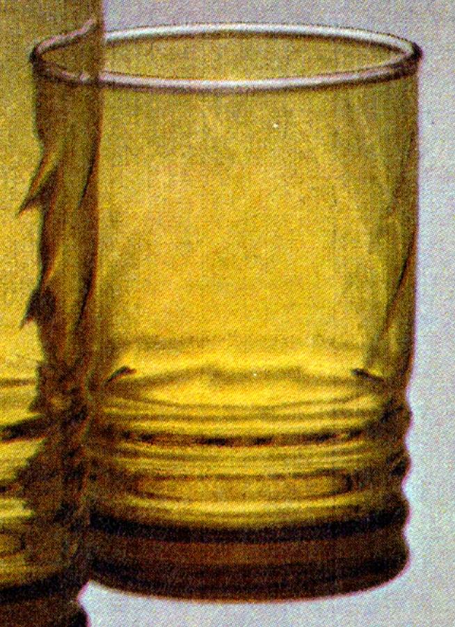 Malibu Gold 8 Oz Flat Tumbler by Libbey Glass Company-1