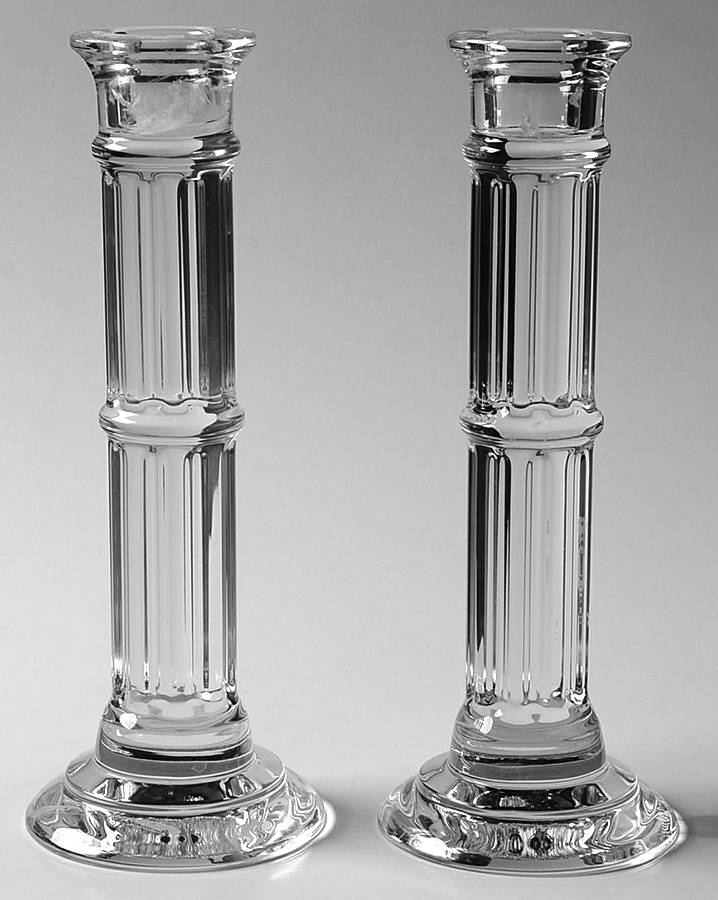 LRC16 8" Single Light Candlestick by Ralph Lauren Crystal-1